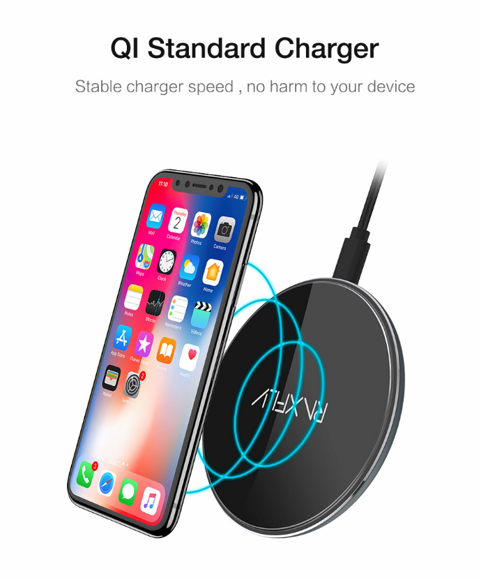 _10W QI Wireless Charger_ For iPhone X 8 Plus Fast Charger P